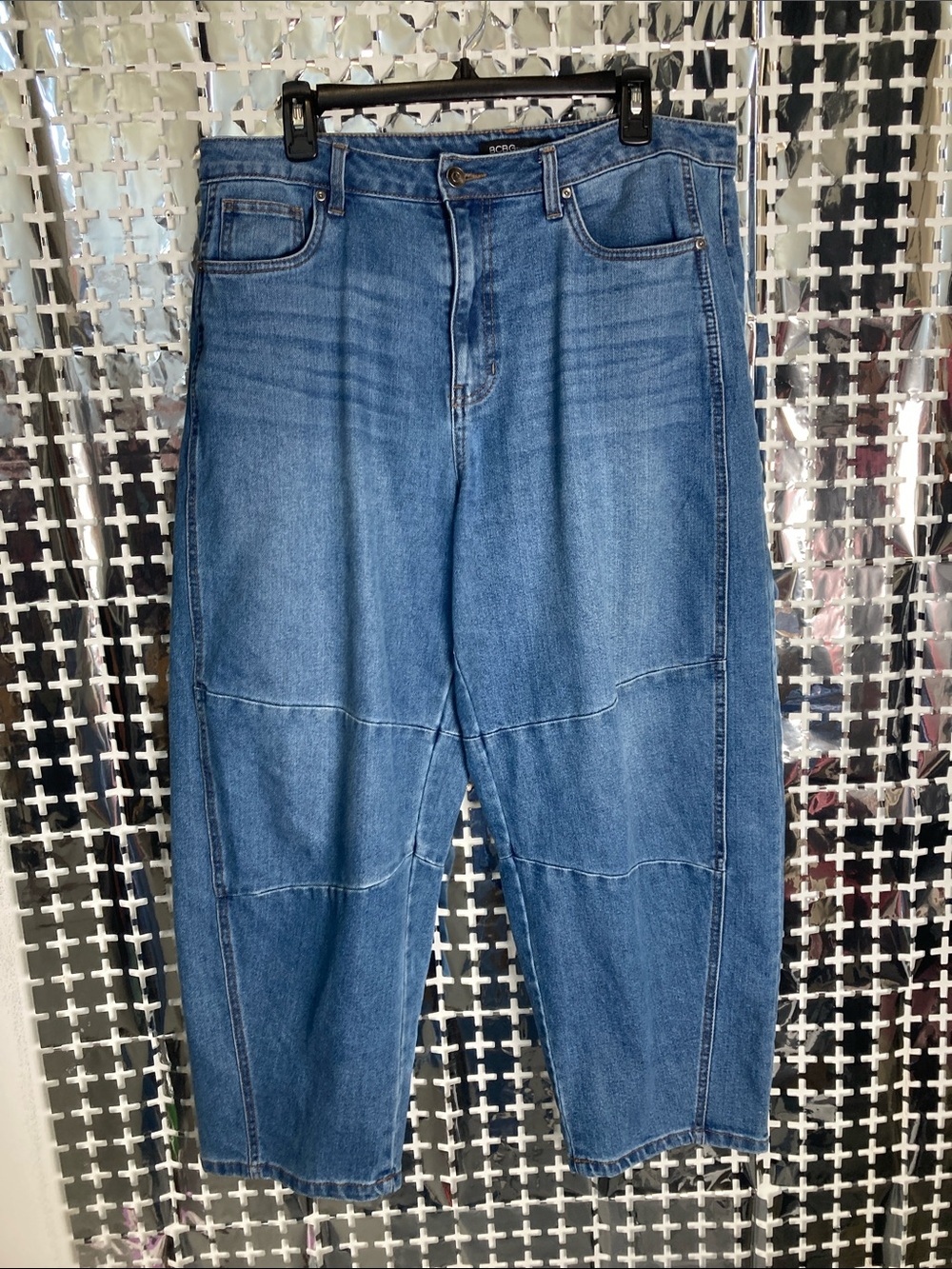 BCBGeneration Relaxed Fit Mid Blue Jeans